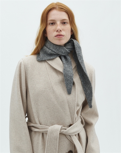 Mbym - Ziggiette-M Tørklæde - Medium Grey Melange